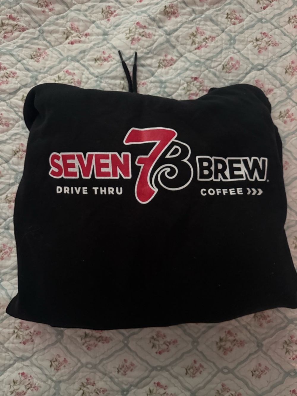 Logo Black Hoodie - Drive Thru Coffee Pullover